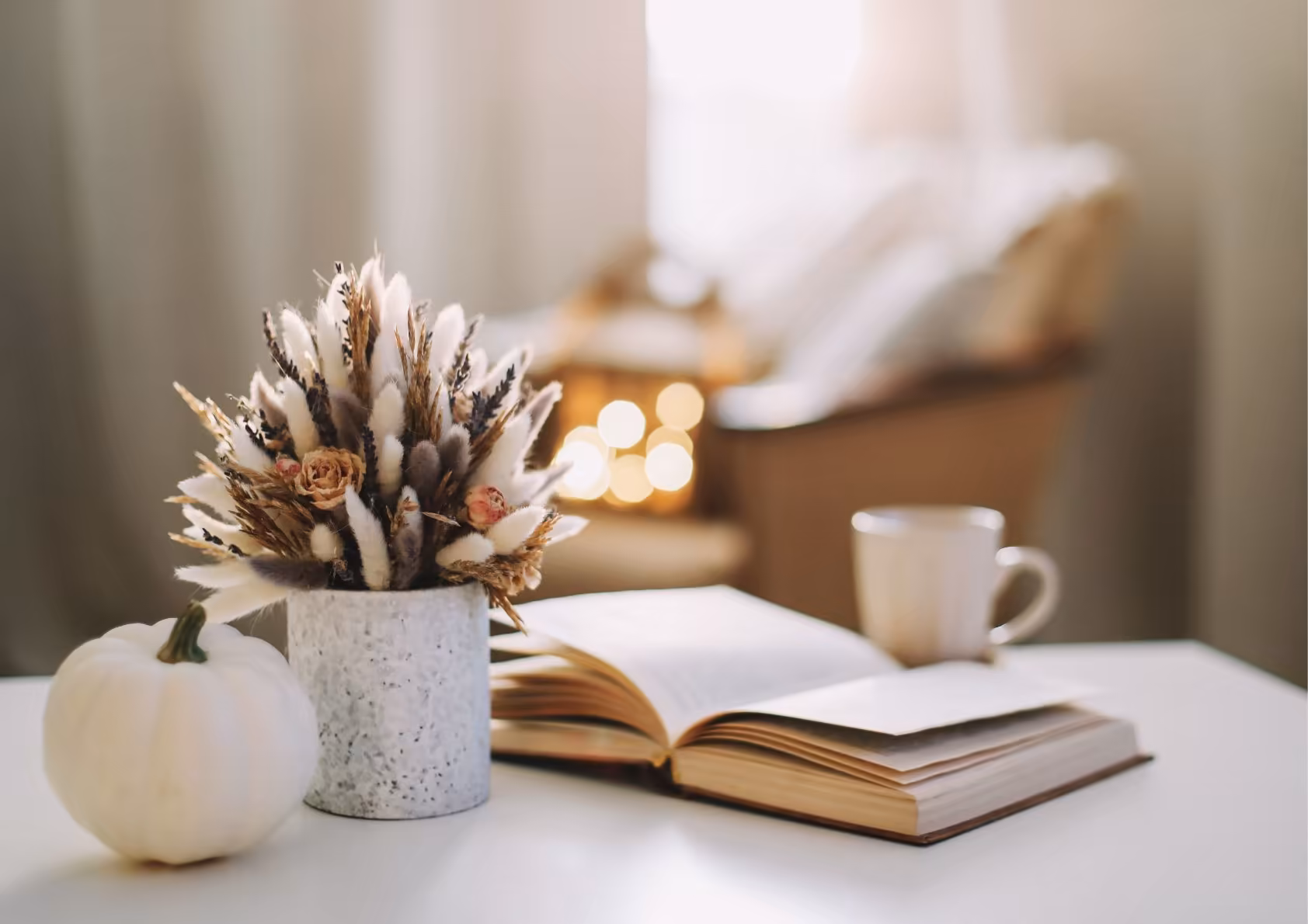 Fall home staging.