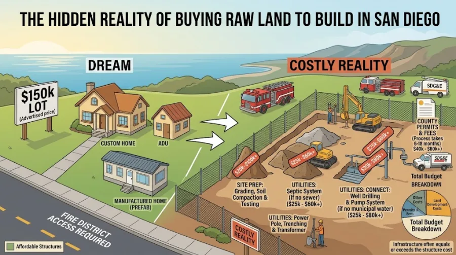 The Hidden Reality About Buying Raw land Land to build a home. It’s NOT Cheap, Easy, or Fast