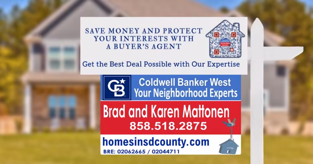 Save money and protect your interests with a buyer's agent logo.
