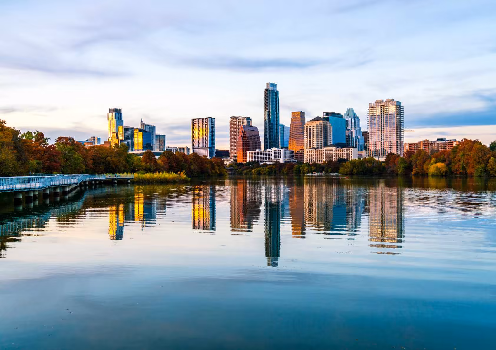 Austin, Texas city skyline.