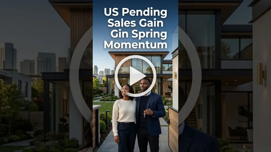 US Pending Sales Gain Spring Momentum