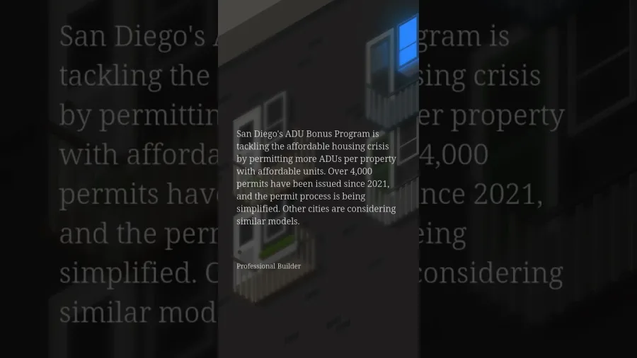 San Diego Tackles Housing Affordability by Incentivizing ADUs