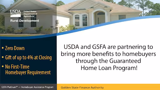 GSFA Home Buyer Loan Program
