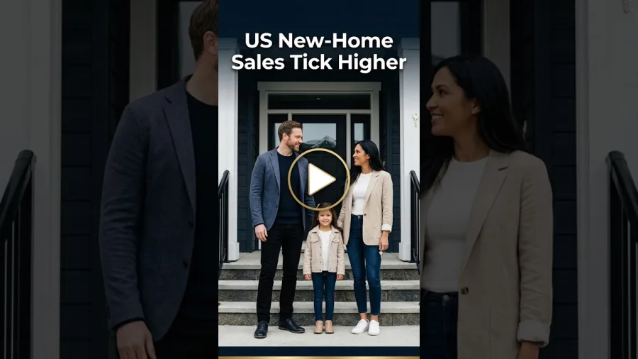 US New-Home Sales Tick Higher
