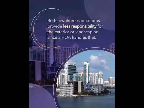condos versus townhomes which to buy?