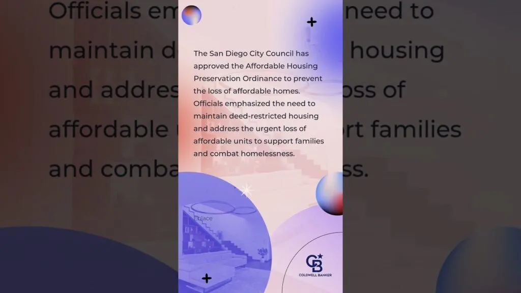 San Diego City Council Approves Proposed Affordable Housing Preservation Ordinance