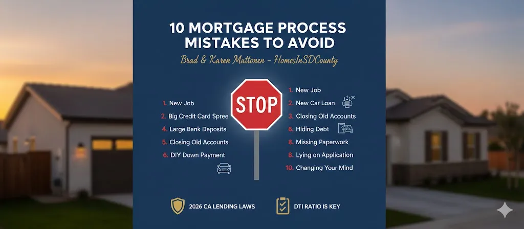 What Not to Do During the Mortgage Process (Avoid These 10 Mistakes)