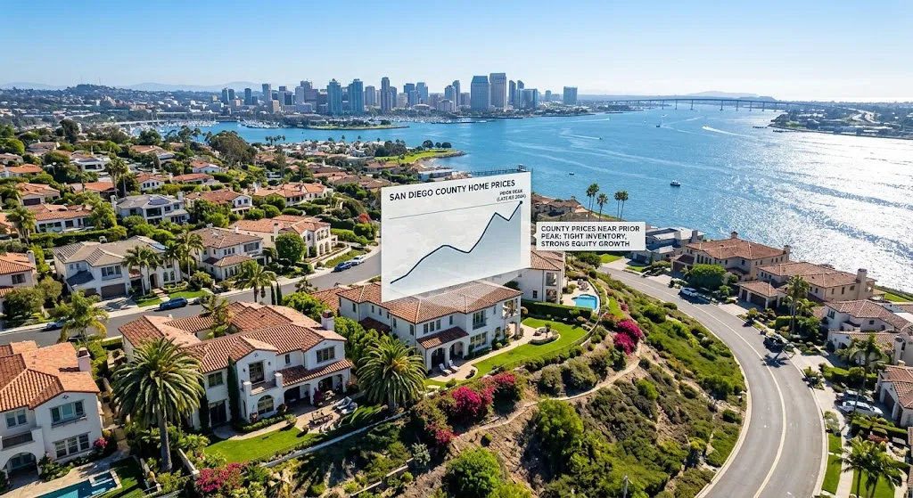 San Diego County Prices Near Prior Peak