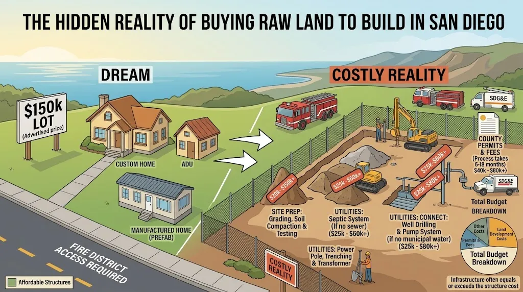 The Hidden Reality About Buying Raw land Land to build a home. It’s NOT Cheap, Easy, or Fast