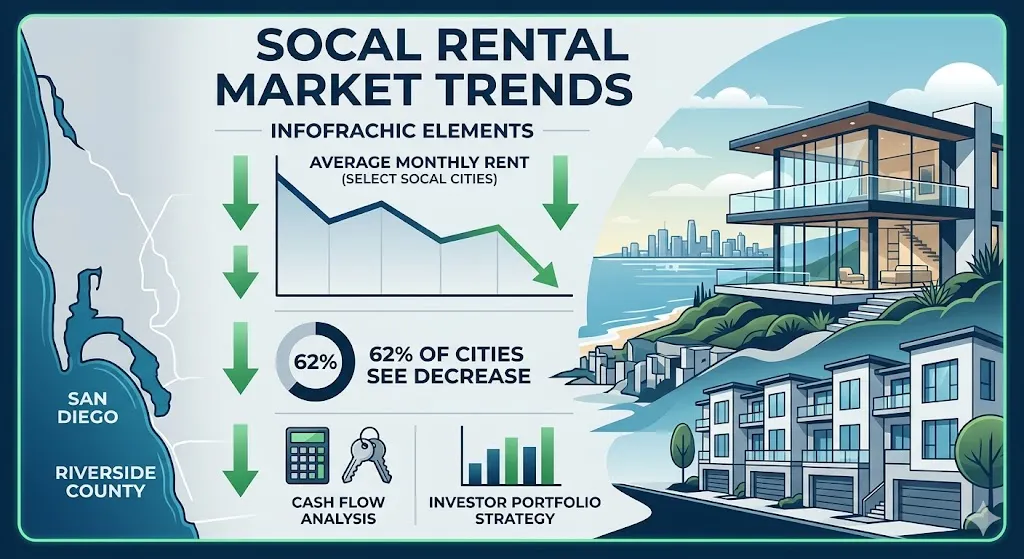 Real Estate Investing: Rents Drop in 62% of SoCal Cities