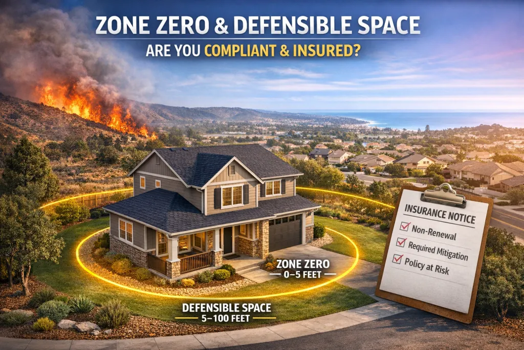 Zone Zero & Insurance Enforcement: What Every San Diego County Homeowner Must Prepare For